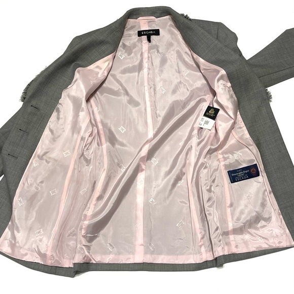 Escada Ermenegildo Zegna Woman 100% New WOOL Blazer Coat Jacket Size: 34 US S - Picture 13 of 16